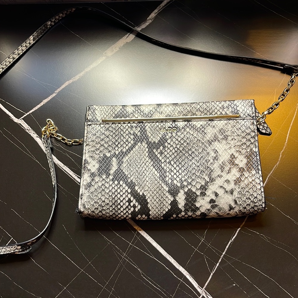 ALDO snakeskin purse